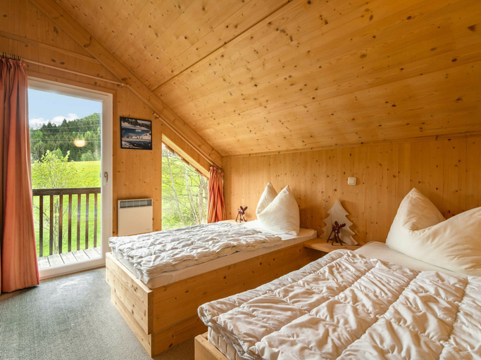 Bedroom 2, Wooden Chalet in Styria near Kreischberg Ski Area, Murau