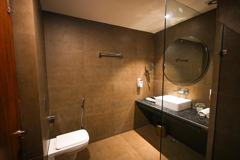 Bathroom 4, Dazzling Hotel - Taj Mahal View, Agra
