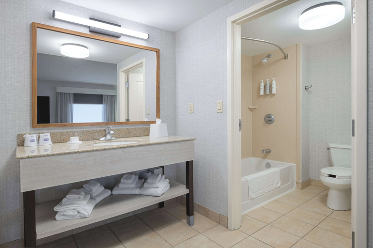 Bathroom 3, Hampton Inn & Suites by Hilton Moncton, Westmorland