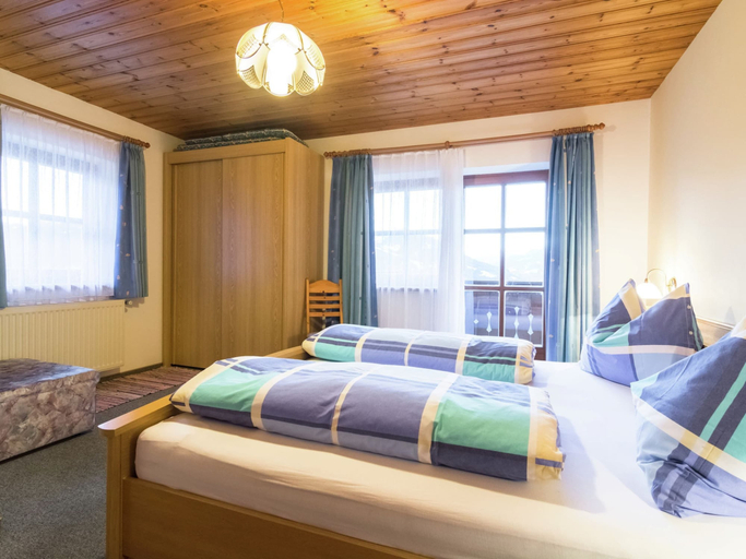 Bedroom 4, Spacious Apartment with Garden near Ski Area in Wagrain, Sankt Johann im Pongau