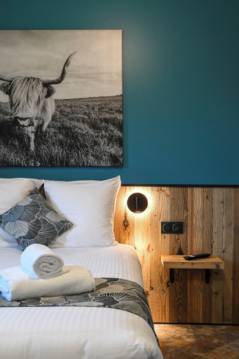 Bedroom 2, Hotel Le Belmont - Brasserie Du Guiers, Savoie