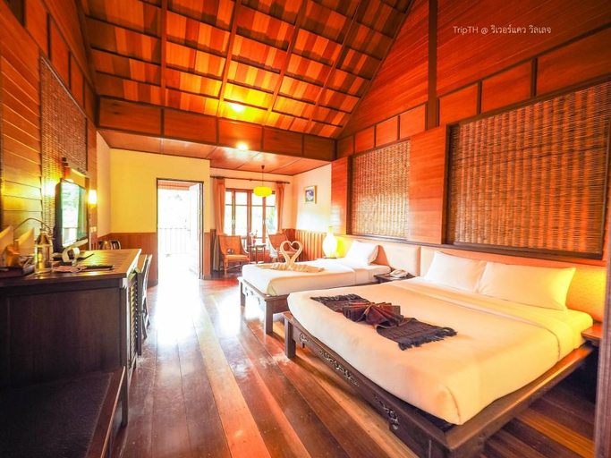 Bedroom 2, River Kwai Village Hotel, Sai Yok