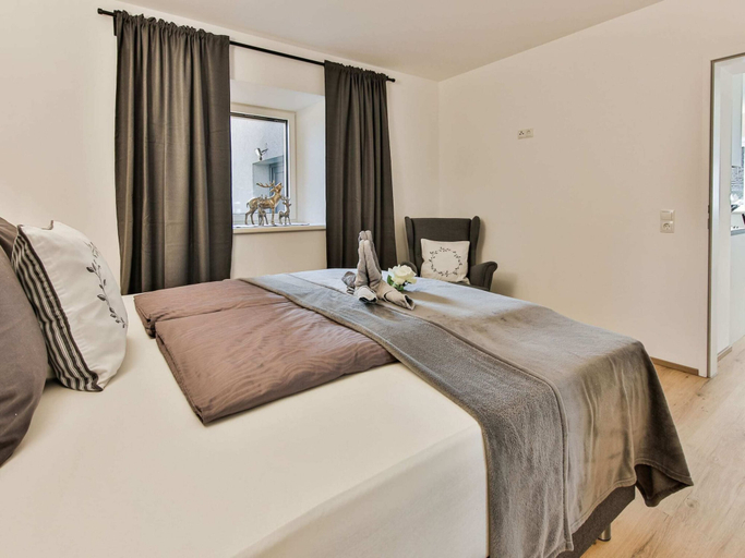 Bedroom 2, Elegant Apartment in Inzing With Terrace, Innsbruck Land