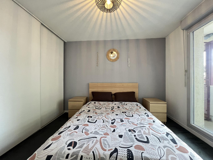 Bedroom 3, Le compagnon -4p- Toulouse Centre, Parking & Métro, Haute-Garonne