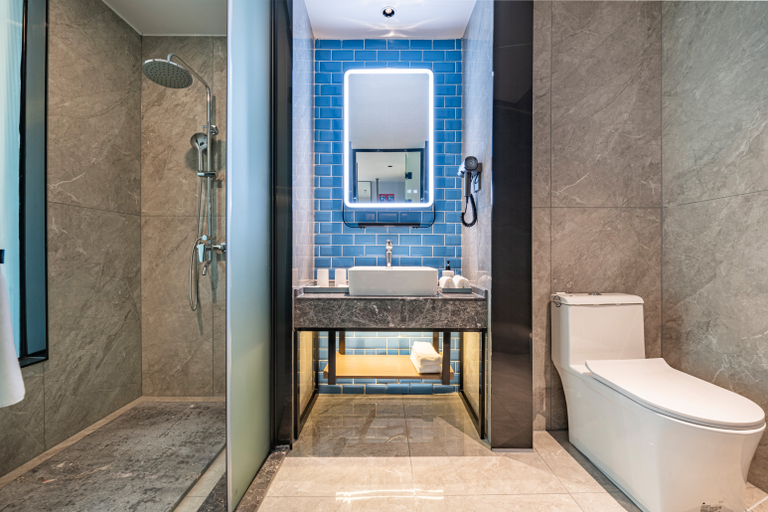 Bathroom 3, Echarm Hotel Huizhou Yuanzhou, Huizhou
