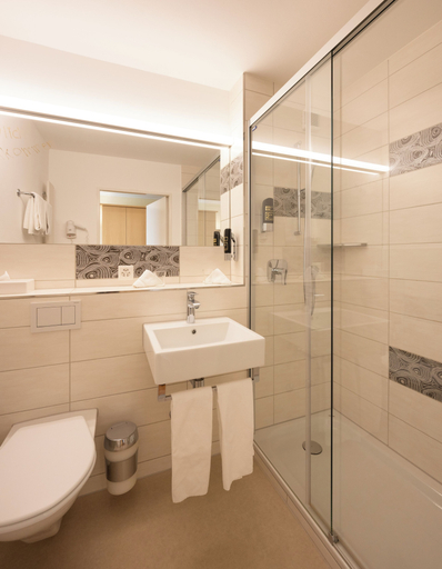 Bathroom 4, Ambassador Self Check-in Hotel, Luzern