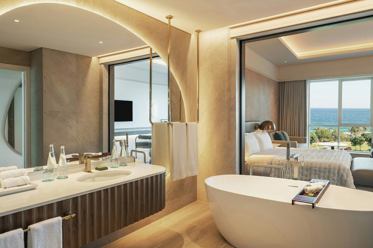 Bathroom 5, Le Meridien Al Aqah Beach Resort, Al Aqah