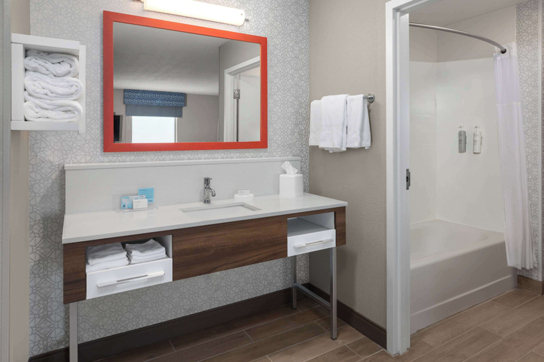 Bathroom 4, Hampton Inn & Suites Saginaw, Saginaw