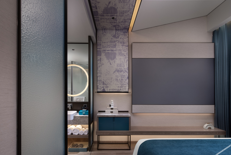 Bathroom 3, Fuyang Yunbo Manju Hotel (Normal College Store of West High Speed Railway Station, Fuyang