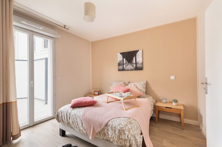 Bedroom 3, Zenao Appart’hôtels Le Raincy, Seine-Saint-Denis