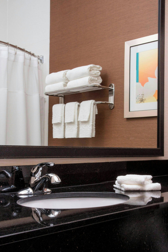 Bathroom 5, Fairfield Inn & Suites Quincy, Adams