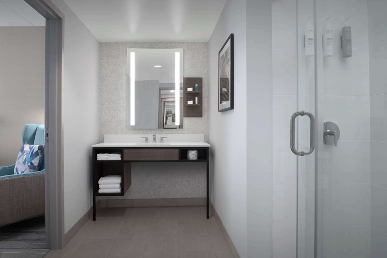 Bathroom 4, Hilton Garden Inn West Lafayette Wabash Landing, Tippecanoe