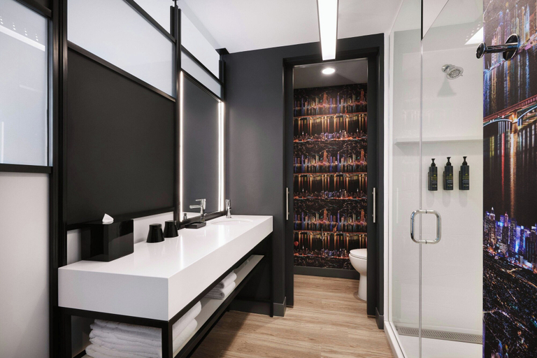 Bathroom 3, Aloft Atlanta Perimeter Center, Fulton