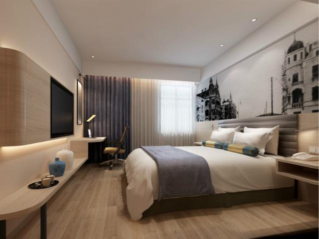 Bedroom 2, Metropolo Hotel Qingdao Wusi Square Xiaomaidao, Qingdao