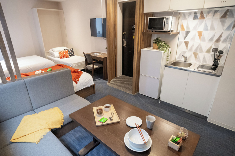 Bedroom 3, ORI Rokkaku, Kyoto