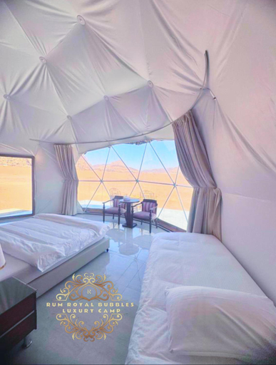 Bedroom 2, RUM ROYAL BUBBLES lUXURY CAMP, Quaira