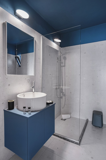 Bathroom 3, Yria Beach Hotel, Crete