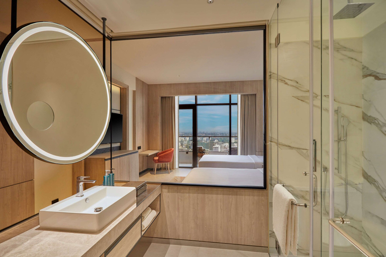 Bathroom 4, Hilton Gurugram Baani City Centre, Gurgaon