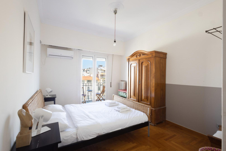 Bedroom 3, 3 Bdrm Luxury Apt in Athens Incredible Acropolis View, Attica