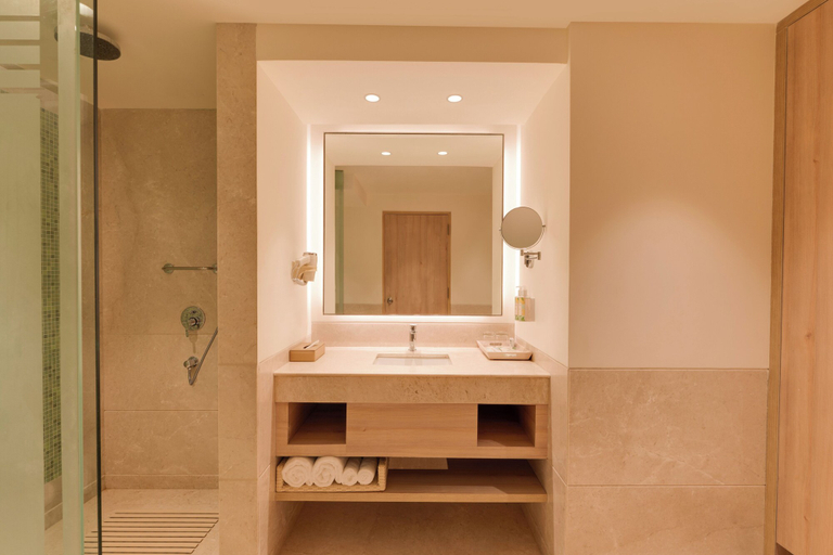 Bathroom 5, Lemon Tree Premier, HITEC City, Hyderabad, Hyderabad