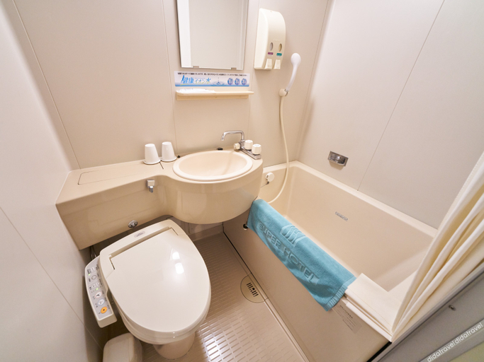 Bathroom 5, Super Hotel Matsuyama, Matsuyama