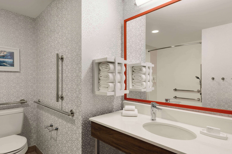 Bathroom 3, Hampton Inn Waynesboro/Stuarts Draft, Augusta