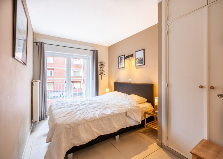 Bedroom 3, Apartment in Koksijde With Seafront View, West-Vlaanderen
