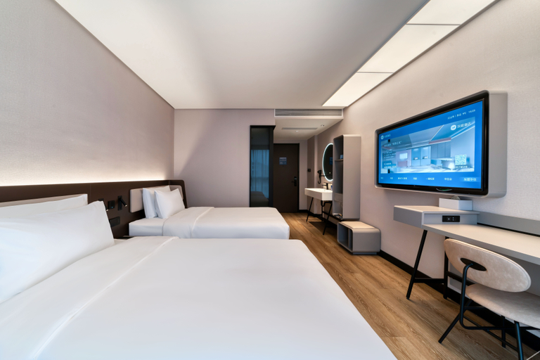 Bedroom 2, Hanting Hotel Quzhou Jiangshan North Luxi Road, Quzhou
