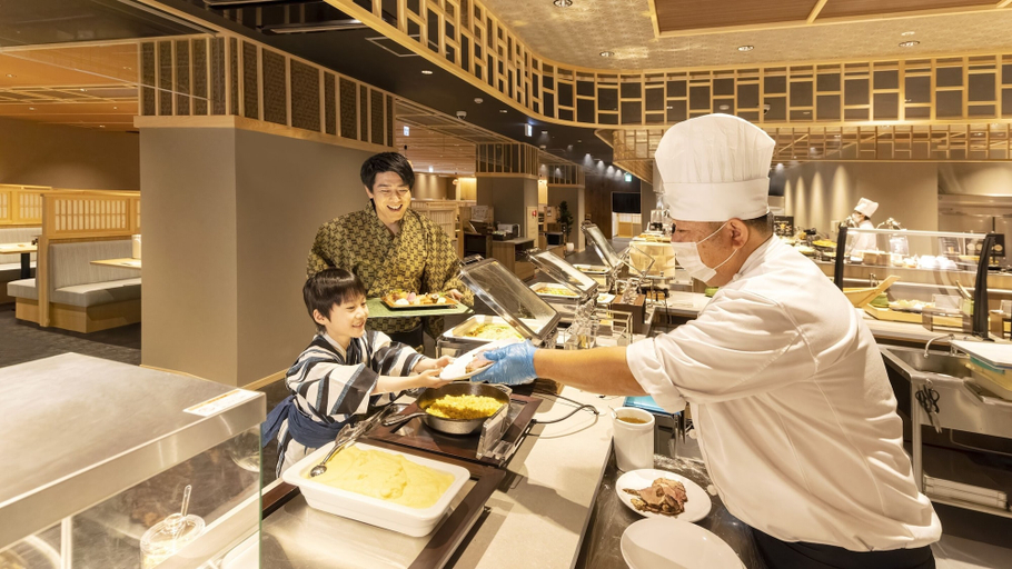 Food & Drinks 4, Ooedo Onsen Monogatari Premium Saiki Bekkan, Misasa