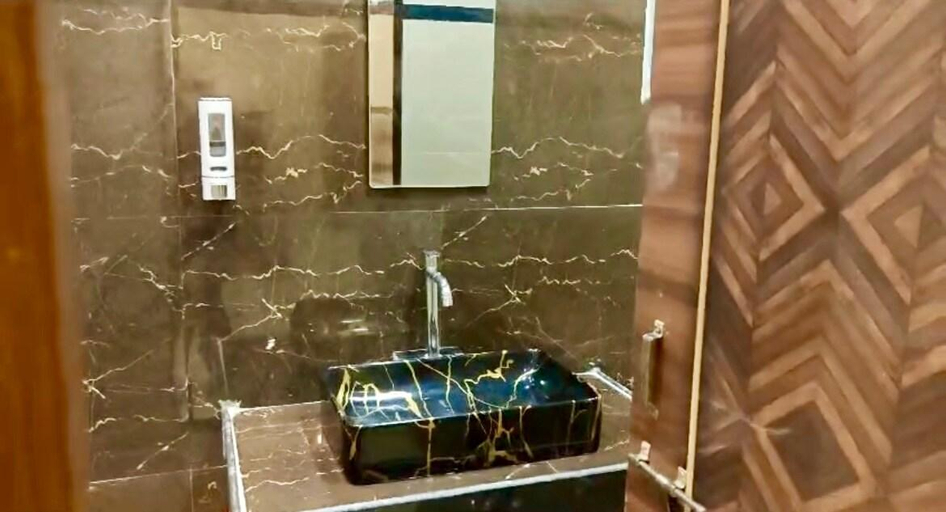 Bathroom, 3bhk Bungalow with swimming pool, Thane