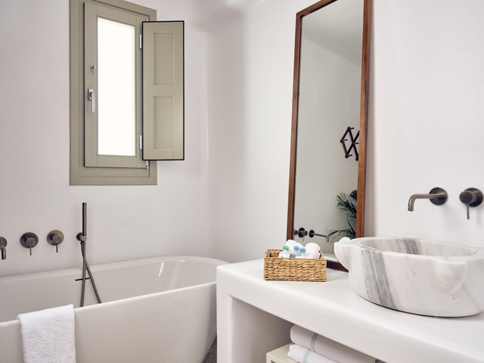 Bathroom 4, Belvedere Hilltop Complex Rooms & Suites, South Aegean