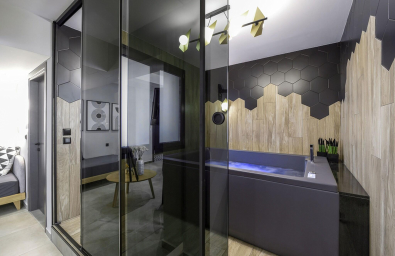 Bathroom 4, Pillow urban stay, Central Macedonia