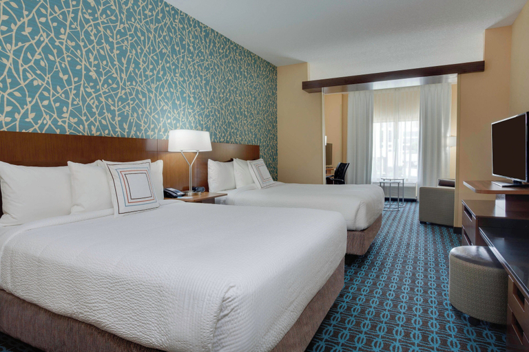 Bedroom 3, Fairfield Inn & Suites by Marriott Fort Lauderdale Downtown, Broward