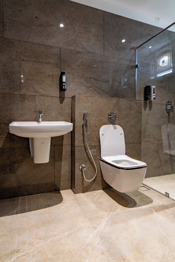 Bathroom 5, Hotel Sannidhi Emerald, Nalgonda