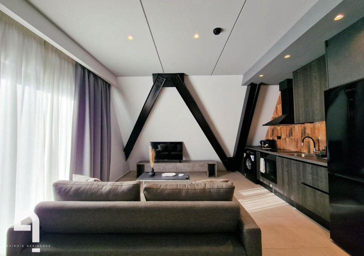 Shared lounge/TV area, Arsinois Residence, Crete