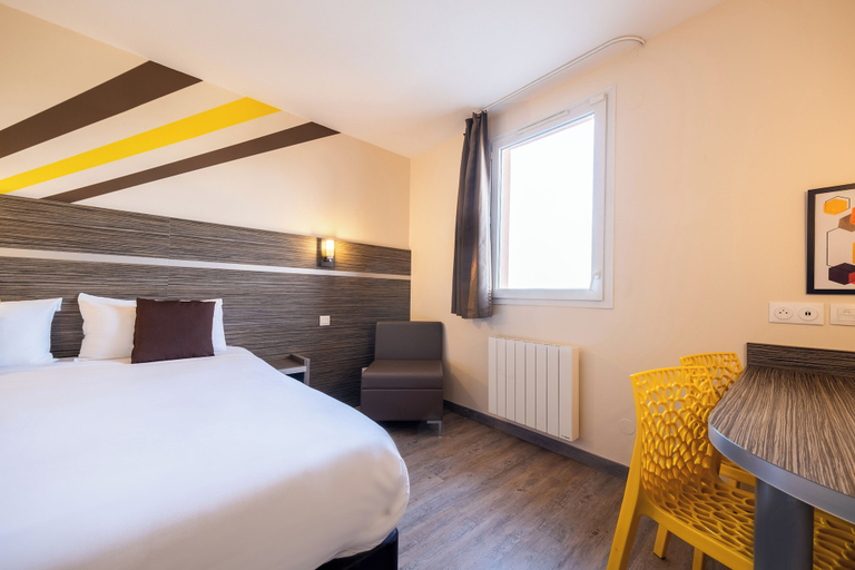Bedroom 3, Kyriad Dijon Sud - Longvic, Côte-d'Or