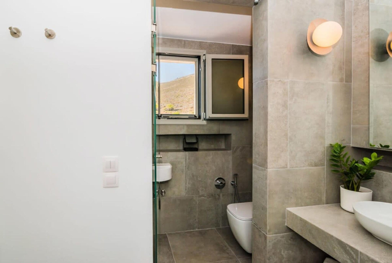 Bathroom 4, Escape to Paradise at MakriKythera s Pool Retreat, Attica