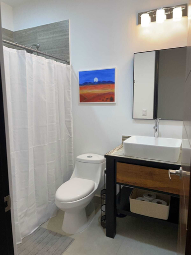 Bathroom, Oceanwiew Condo Rooftop pool, La Paz