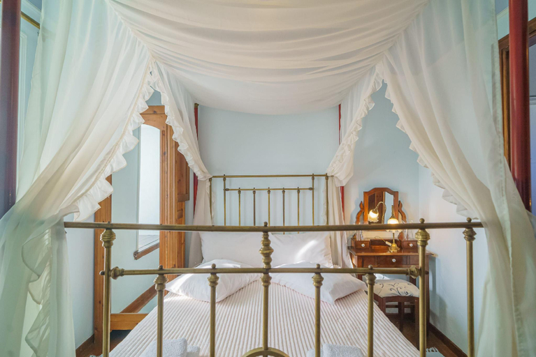 Bedroom 4, Portaria Pool Getaway - Palladio Stone Haven, Thessaly