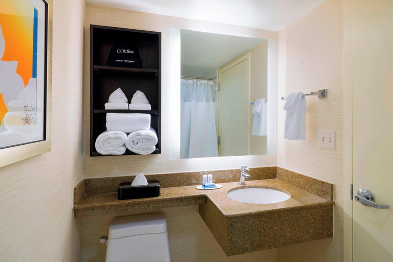 Bathroom 4, Fairfield Inn & Suites by Marriott Paramus, Bergen