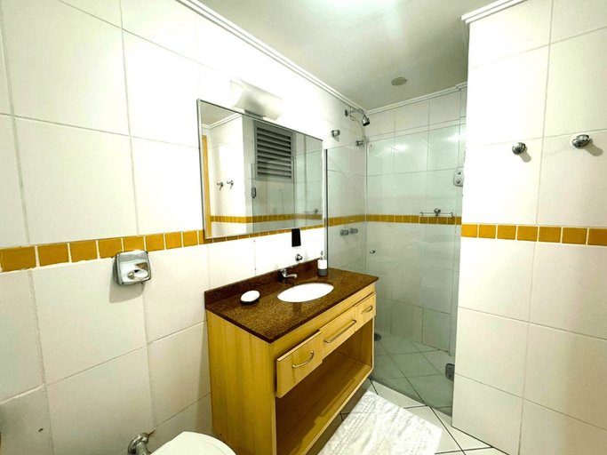 Bathroom 3, Saint Sebastian Flat 601Duplex no Centro, Jaraguá do Sul