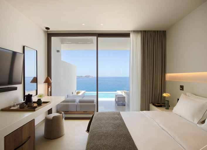 Bedroom 3, Domes White Coast Milos, Adults Only, South Aegean