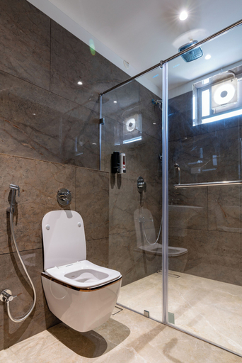 Bathroom 4, Hotel Sannidhi Emerald, Nalgonda