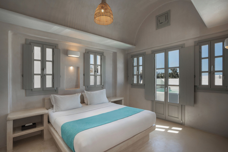 Bedroom 3, Danae Suites Santorini, South Aegean