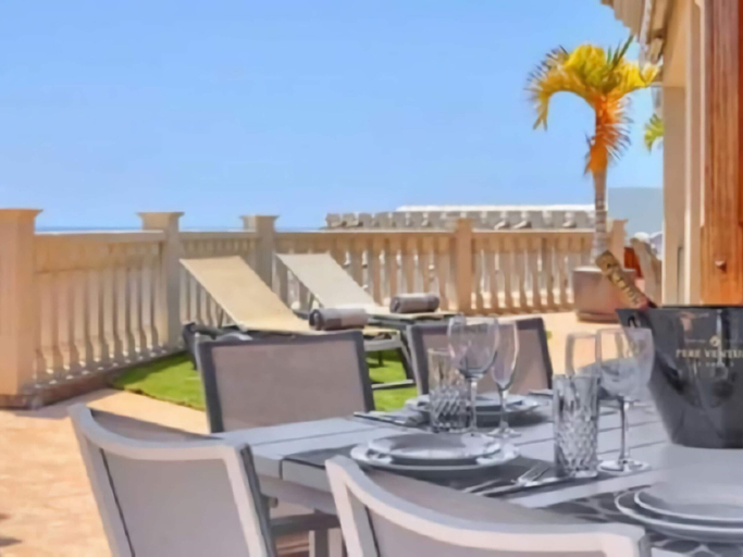 Balcony, Belvilla by OYO Holiday Home in Puerto de Santiago, Santa Cruz de Tenerife