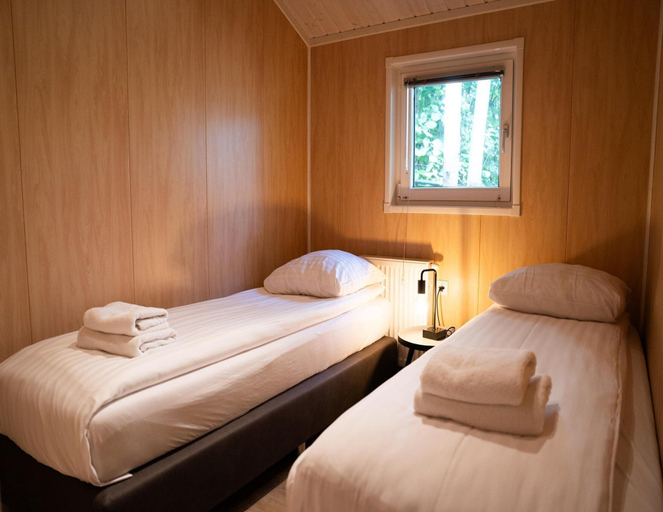 Bedroom 3, Lodge in Brabant With Cozy Covered Terrace, Oirschot