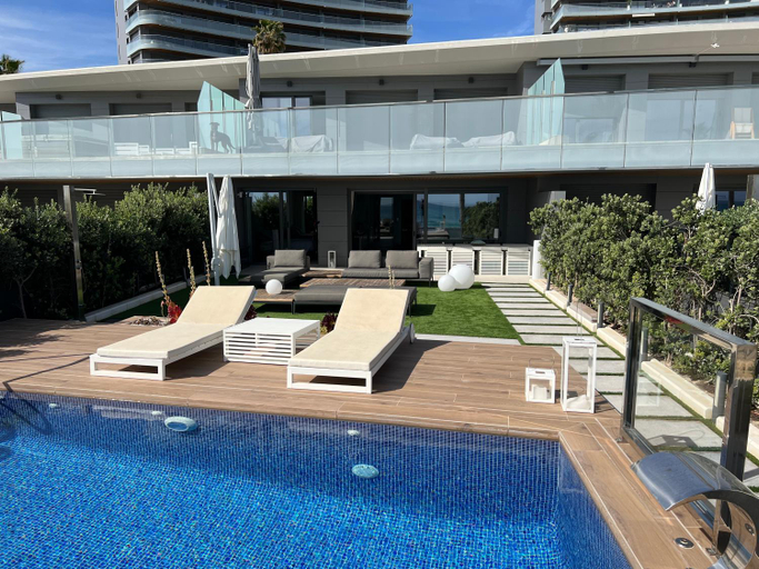 Balcony/terrace 4, Bungalow de lujo 5* 1ª LINEA Playa San Juan, Alicante