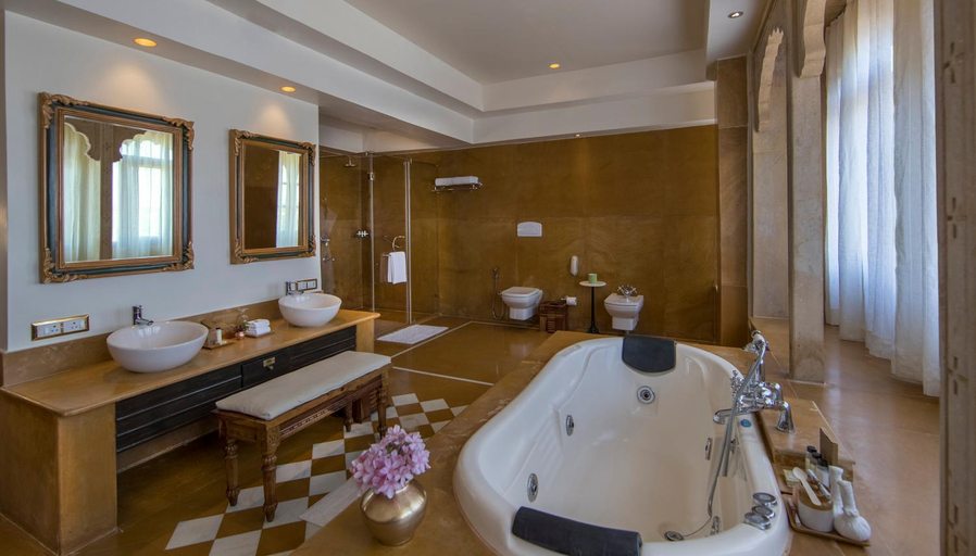 Bathroom 2, Suryagarh Jaisalmer, Jaisalmer