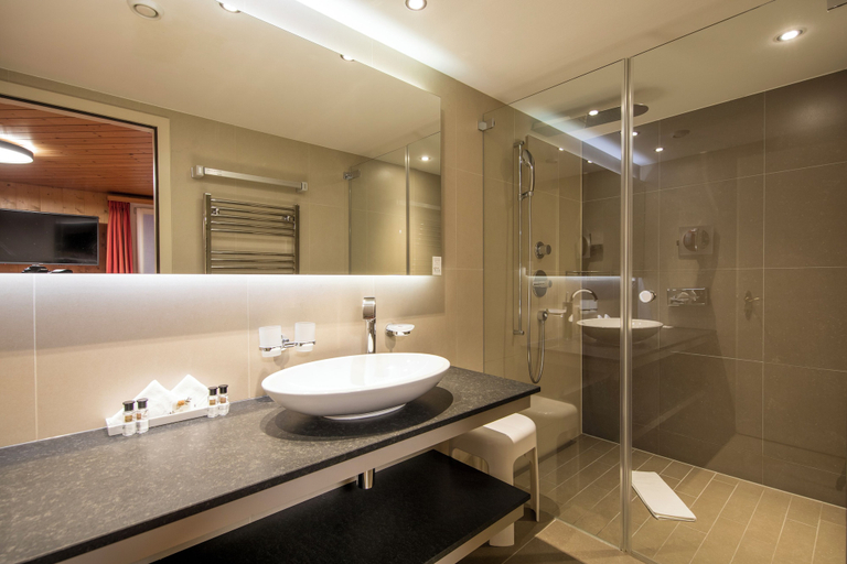 Bathroom 5, Hotel Kreuz & Post, Interlaken