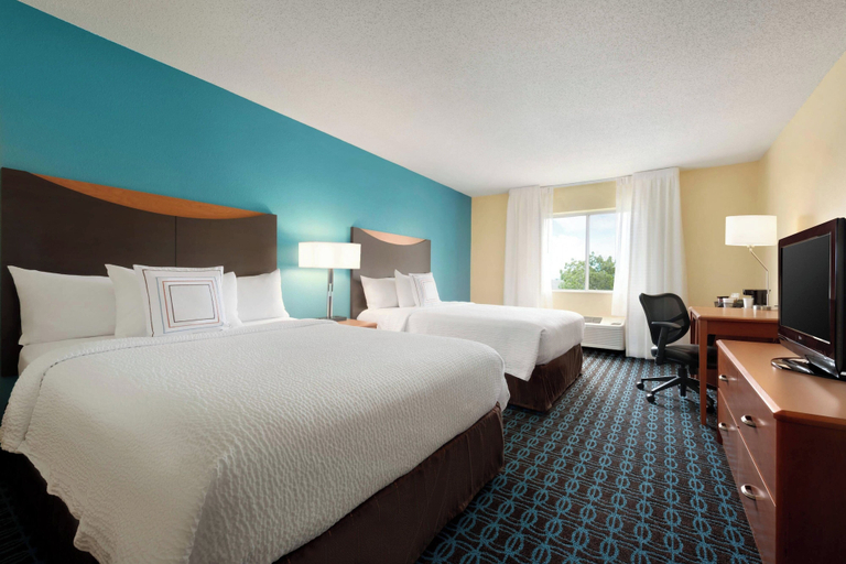 Bedroom 4, Fairfield Inn by Marriott Kankakee Bourbonnais, Kankakee